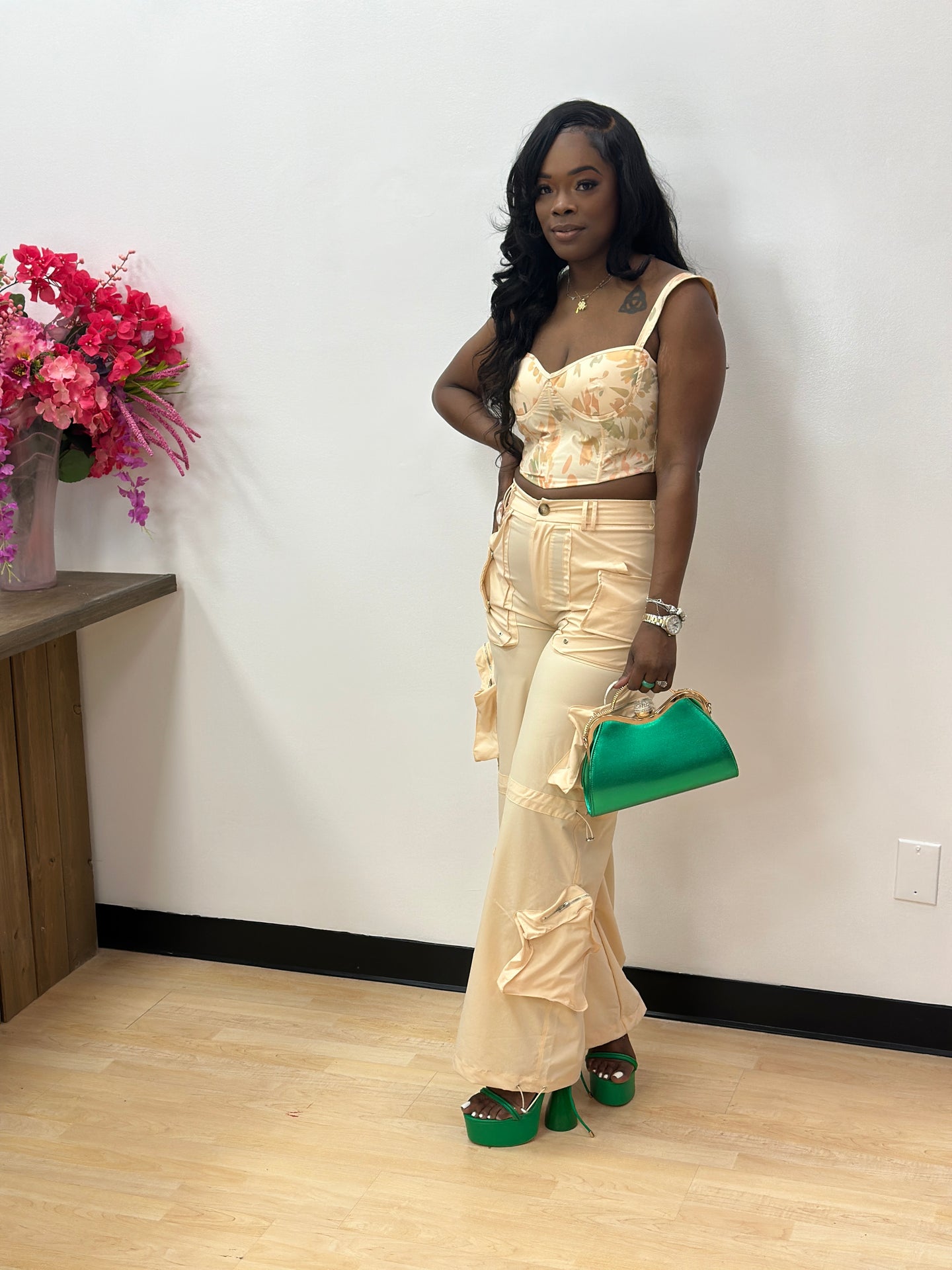 PEACHES AND KREAME PANTS SET