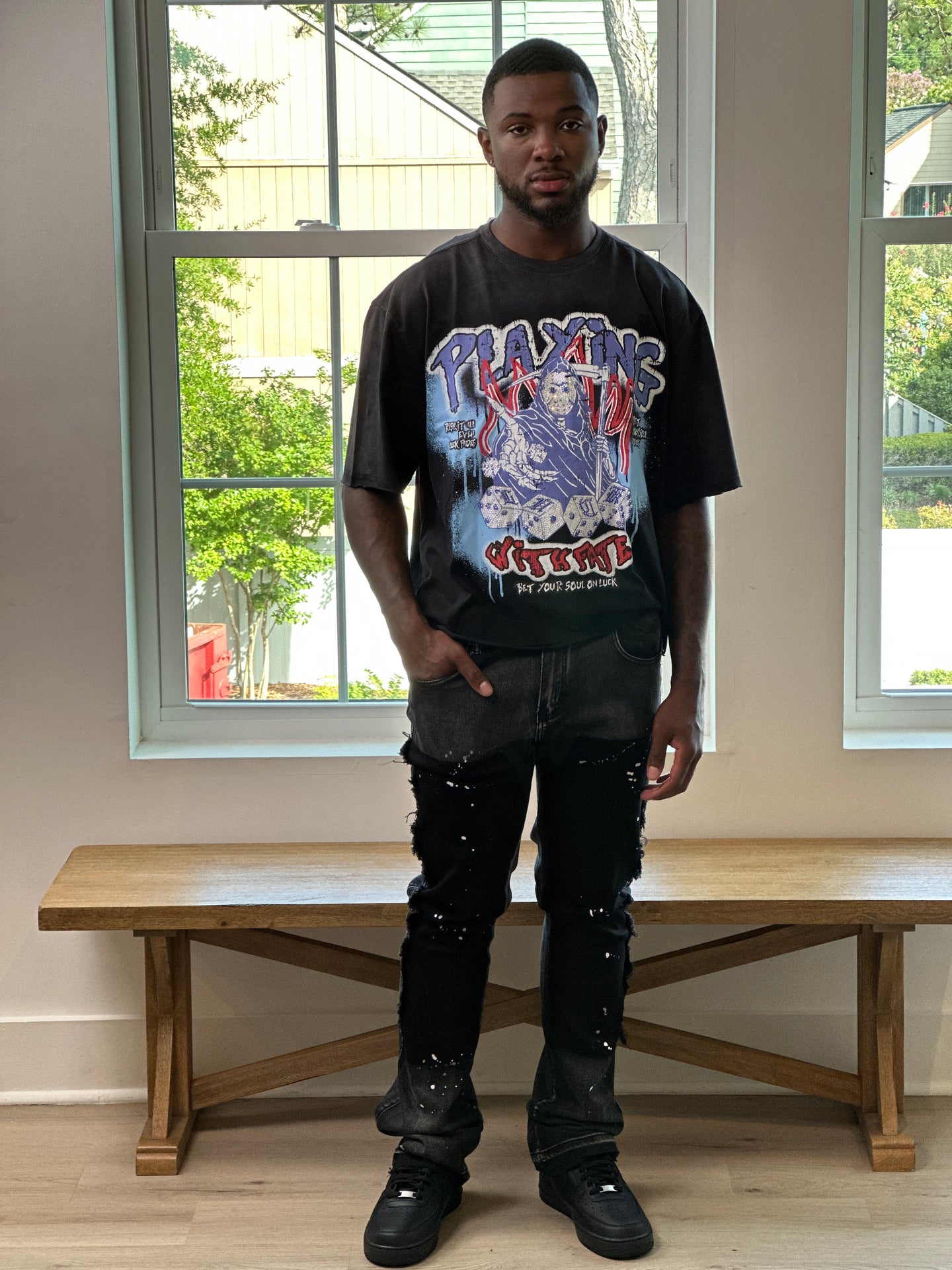 PLAYING WITH FATE CROP TOP