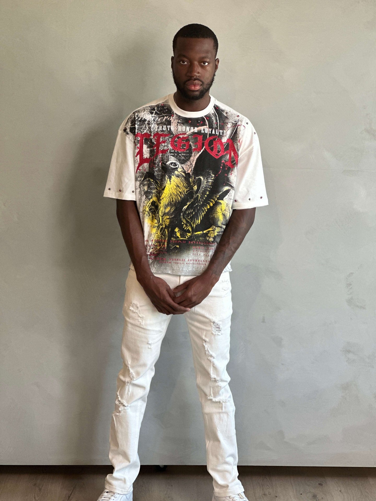 TRUTH HONOR LOYALTY CROP TSHIRT