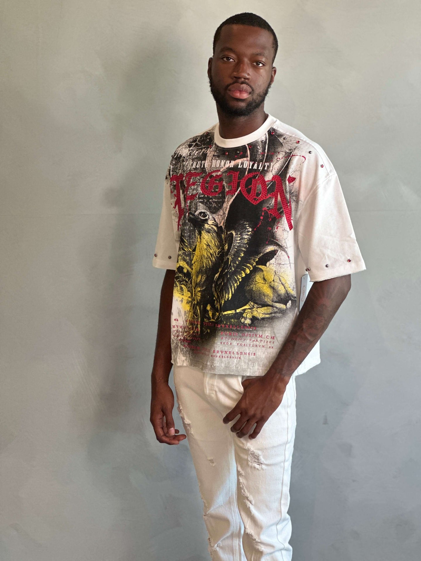 TRUTH HONOR LOYALTY CROP TSHIRT