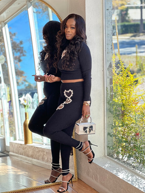 SPLENDID HEARTS PANTS SET