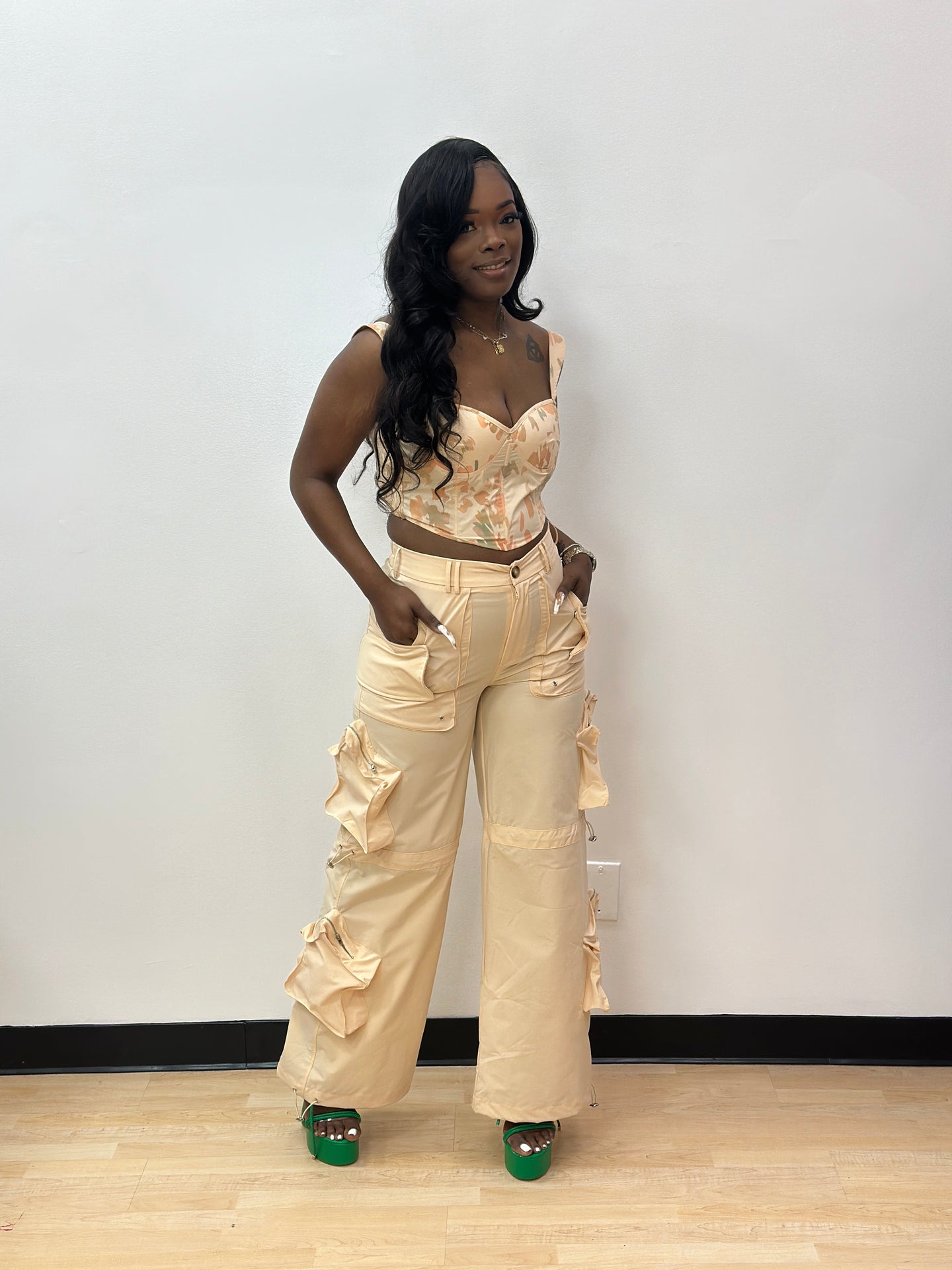 PEACHES AND KREAME PANTS SET