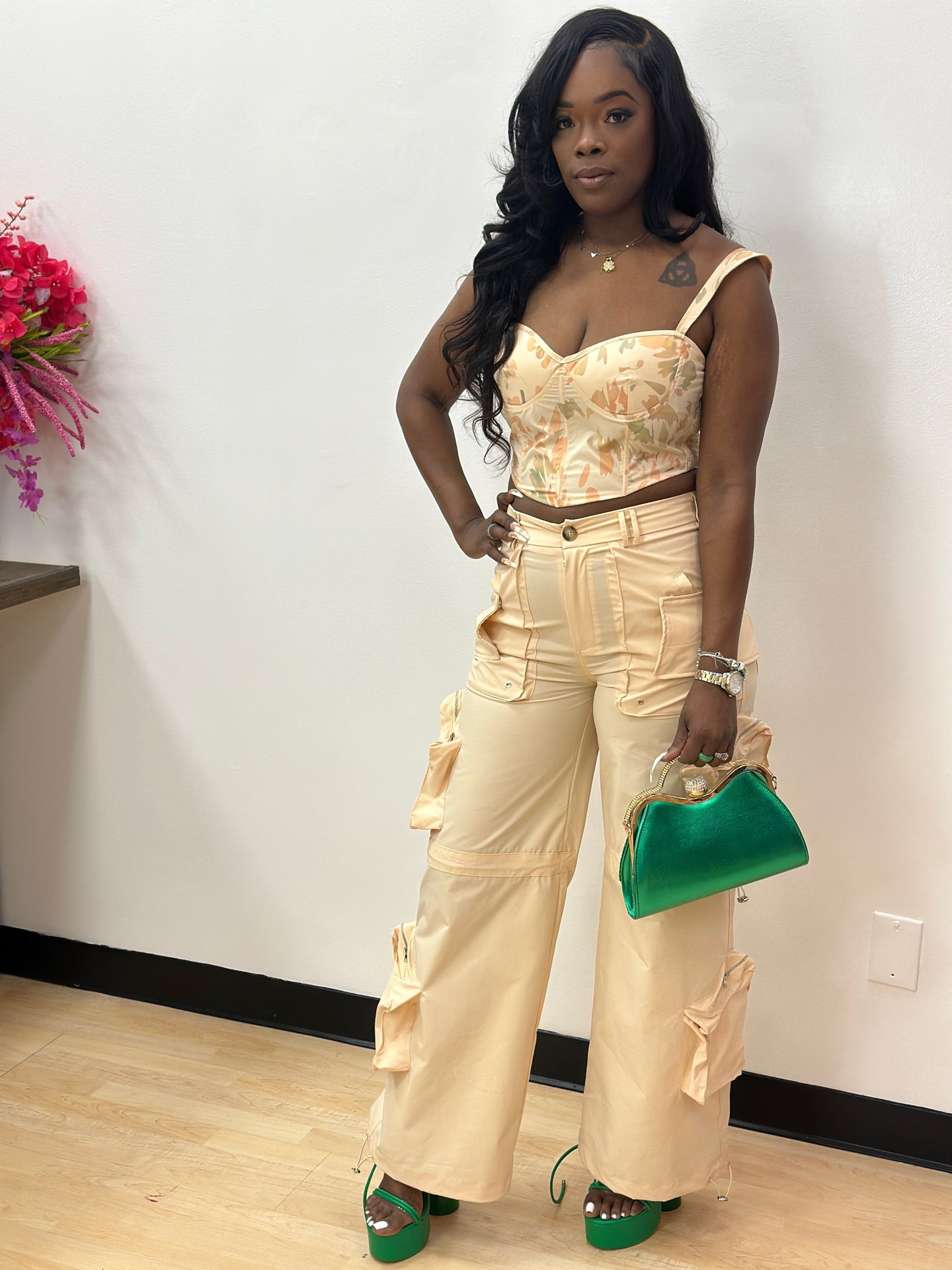 PEACHES AND KREAME PANTS SET