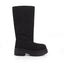 TORRIA-2 ROUND TOE ALASKA ANKLE BOOTS W/ LUG SOLE BLACK