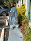 Allure Denim Jumpsuit - klassykurvezkouture
