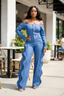 INDIGO WAVE JUMPSUIT
