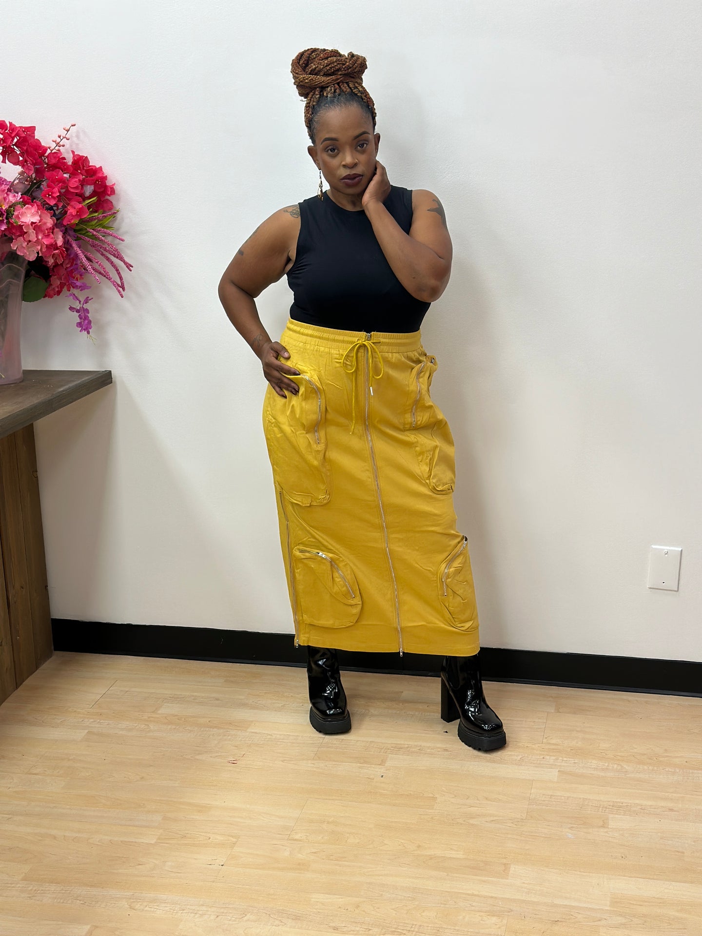 BELLA ZIP PLUS SKIRT 3XL