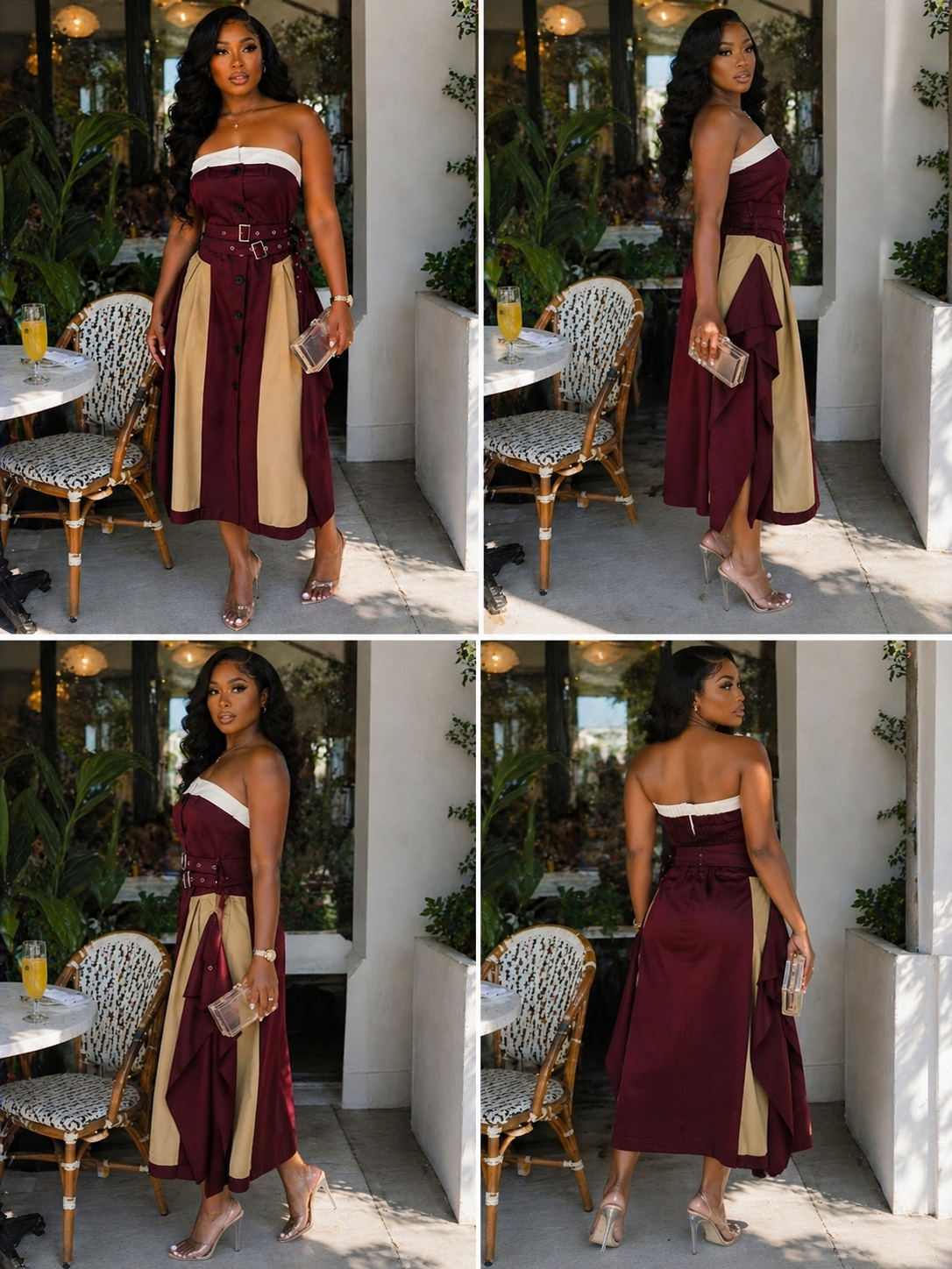 RUNAWAY TRENCH MAXI DRESS
