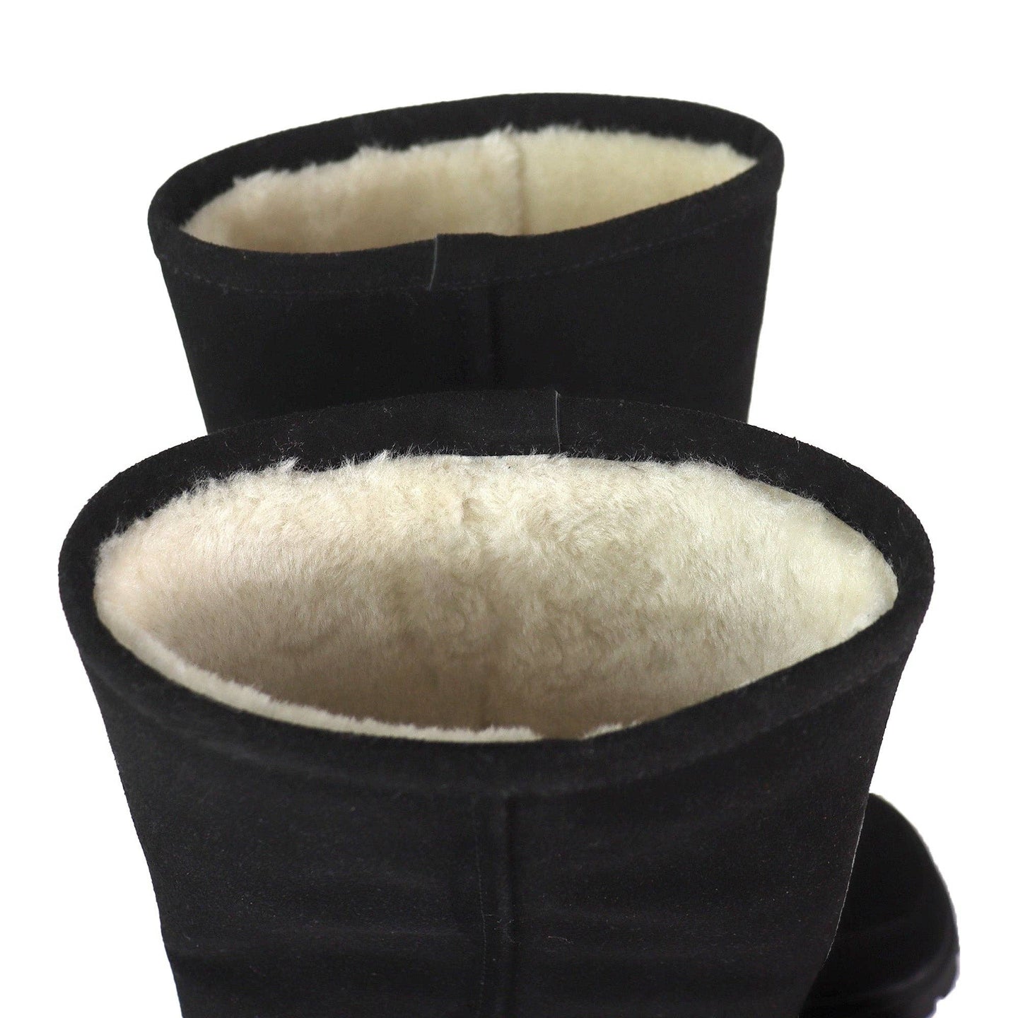 TORRIA-2 ROUND TOE ALASKA ANKLE BOOTS W/ LUG SOLE BLACK