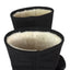 TORRIA-2 ROUND TOE ALASKA ANKLE BOOTS W/ LUG SOLE BLACK