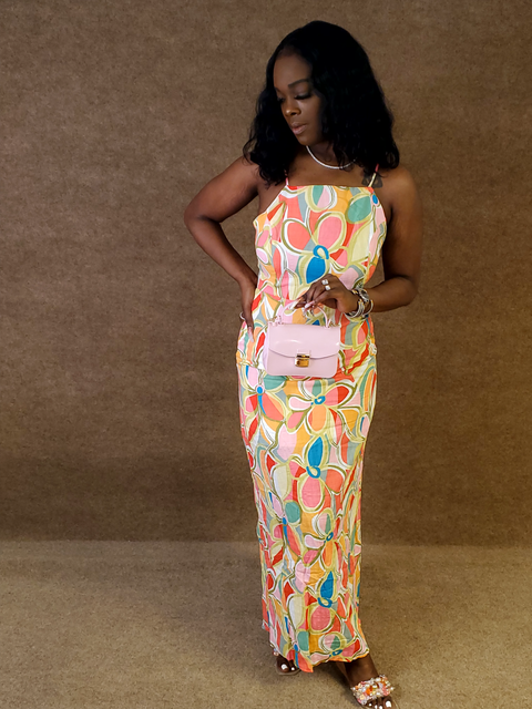 BUTTERCUP RUFFLE  MAXI - klassykurvezkouture