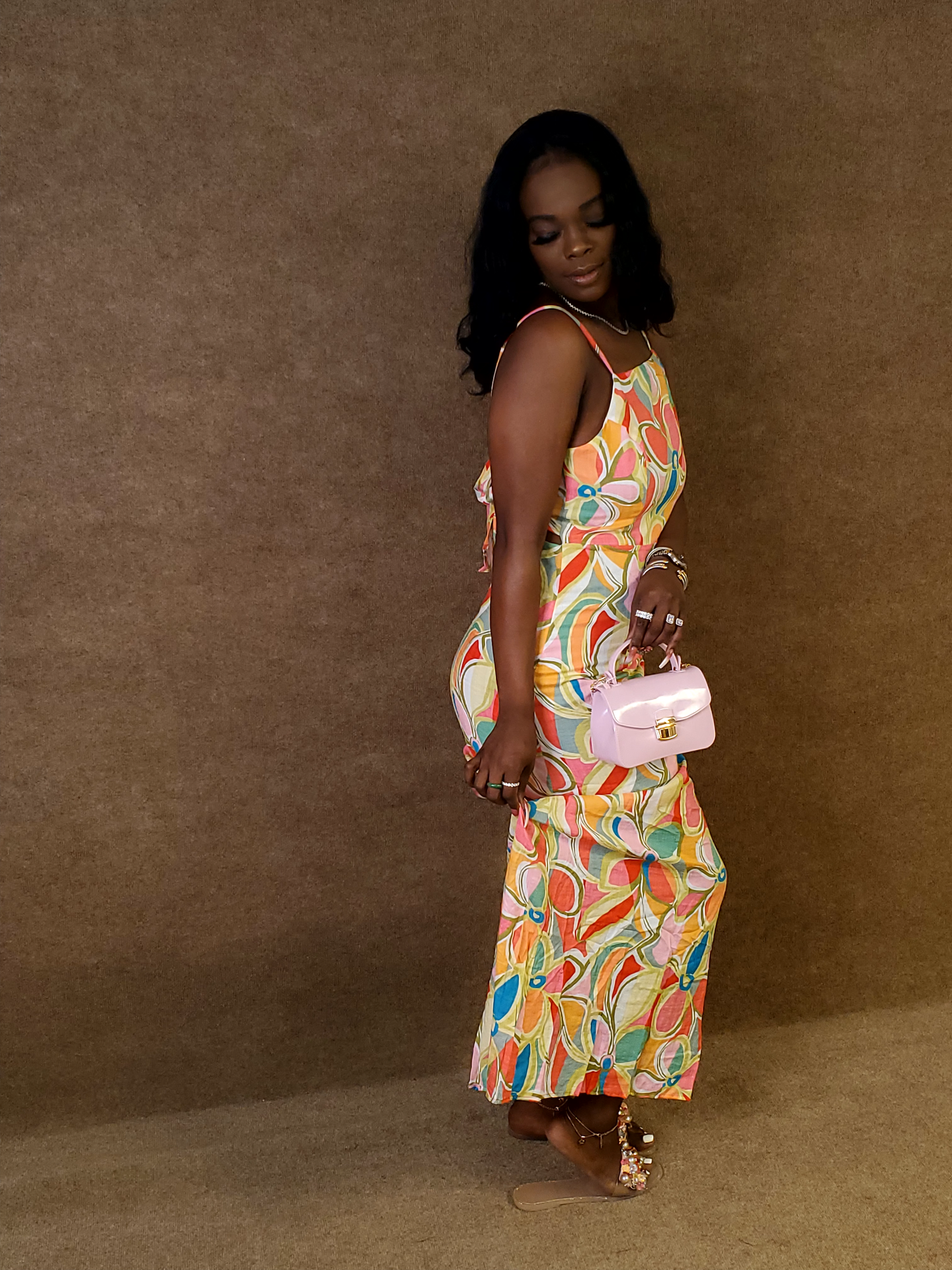 BUTTERCUP RUFFLE  MAXI - klassykurvezkouture